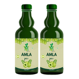 Mint Veda 100% Natural and Herbal Wild Amla sugar free Juice 1L | Juice for Health Hair and Skin | Vitamin C | Paraben free | High Fiber For Better Digestion, Immunity