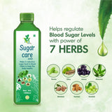 Mint Veda 100% Natural and Herbal Sugar Free Sugar Care Juice Controls Blood Sugar Level, Diabetes Care Juice with Jamun, Karela, and more | No added Sugar Detox Juice,1L