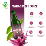 Mint Veda Mangosteen Juice - Nutrient-Rich Fresh Juices Packed with Antioxidants for Immune Support, Digestive Health, and Cardiovascular Protection - 100% Natural Real Juice