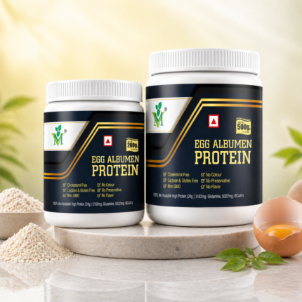 Egg Albumen White Protein Powder both variants 500gm + 200gm in one Combo