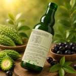 Mint Veda Natural Karela Jamun Juice 1000 ml - Image 2