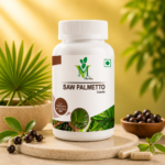 Mint Veda Natural and Herbal Saw Palmetto Capsules, 800 Mg 60 Veg Capsule